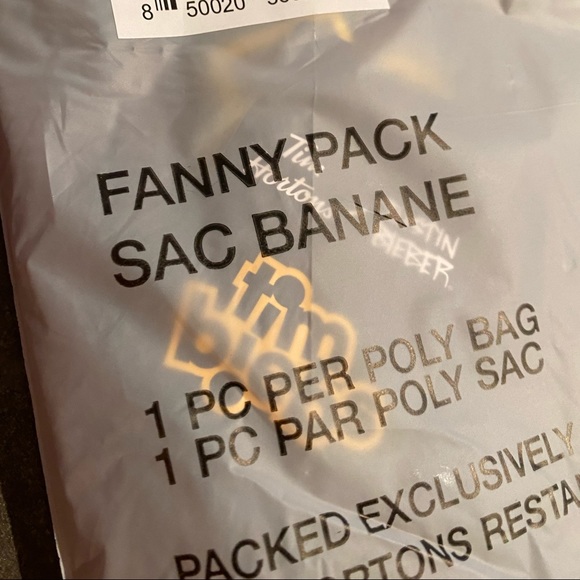 Justin Bieber Collaboration X Tim Hortons Timbiebs Corduroy  Fanny Pack - Picture 2 of 3